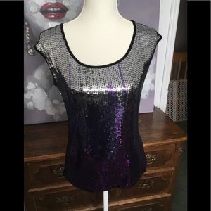 Beautiful ombré sequined top